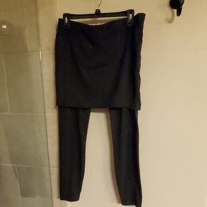 Cabi space dyed skirted leggings